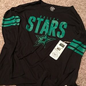 47 Brand Dallas Stars Courtside Tee Longsleeve